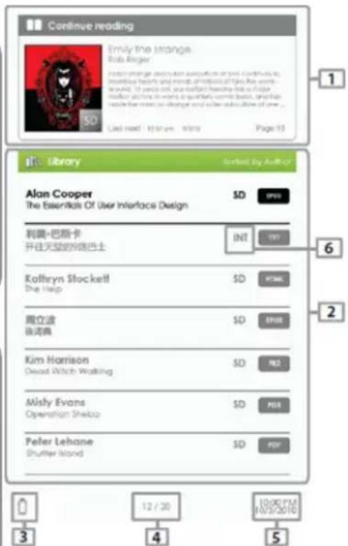 ARCHOS 70d - The options of the menu button - 1