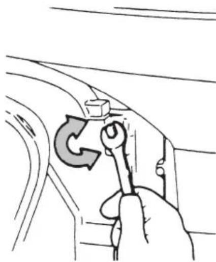 Tohatsu MWX50D2 EverRun - Steering load adjustment - 1