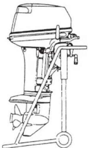 Tohatsu MWX50D2 EverRun - Carrying the outboard motor - 1