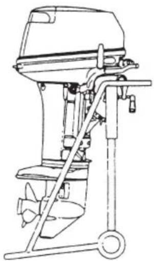Tohatsu MX50D2 EverRun - Carrying the outboard motor - 1