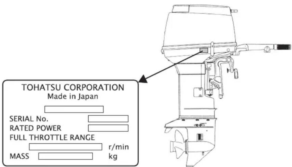 Tohatsu MX50D2 EverRun - Número de serie - 1