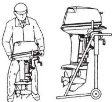 Tohatsu MX30H EverRun - Transportar el motor fuera-borda - 1