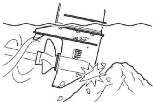 Tohatsu MX30H EverRun - Revisar el motor después de chocar con un objeto sumergido - 1