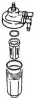 Tohatsu MX30H EverRun - ■ Fuel filter (for fuel tank) - 1