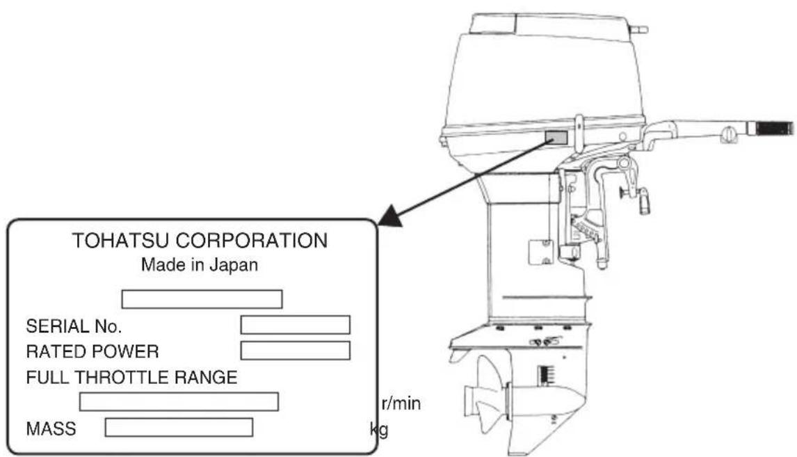 Tohatsu MX30H EverRun - Número de serie - 1