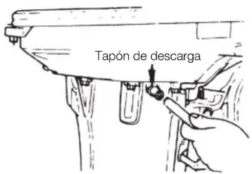 Tohatsu MX25H EverRun - Use un tapón de descarga. - 1