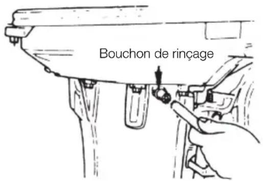 Tohatsu MX25H EverRun - Utilisez le bouchon de rincage. - 1