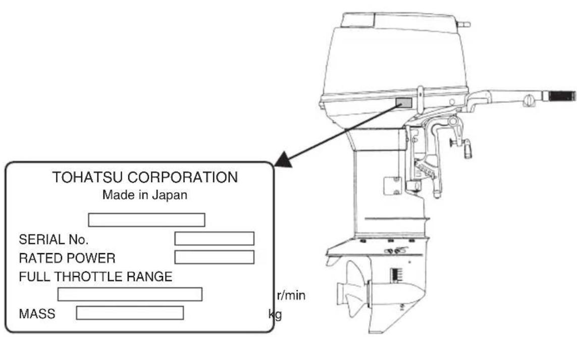 Tohatsu MX25H EverRun - Serial Number : - 1