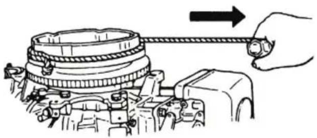 Tohatsu MX25H EverRun - If the recoil starter fails to operate - 1