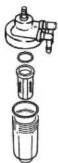 Tohatsu MX25H EverRun - Filtre à carburant (pour le réservoir à carburant) - 1