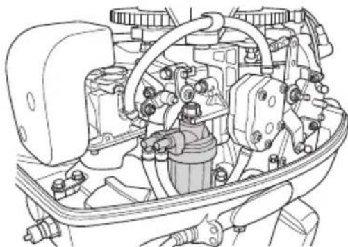 Tohatsu MX25H EverRun - Filtre a carburant (pour le moteur) - 1