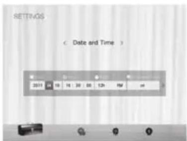 PHILIPS SPF3403 - Réglage de la date et de l'heure - 4