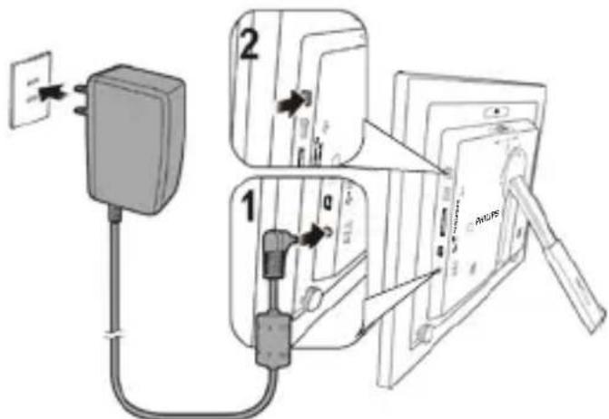 PHILIPS SPF3473 - Paso 2: Conexión de la alimentación Eléctrica - 1