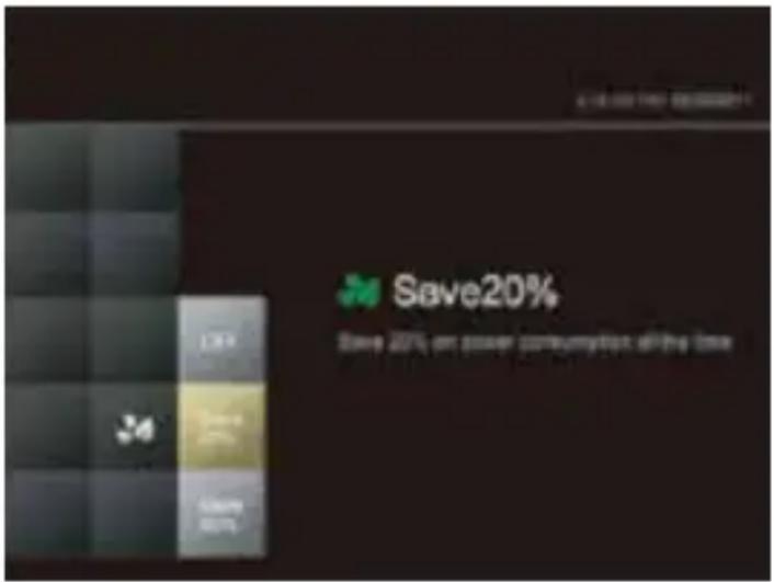 Save20% Save 20% on power consumption of the time