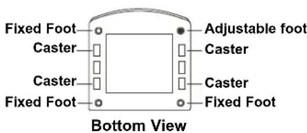 DANBY DWM17WDB - LEVELING LEGS - 4