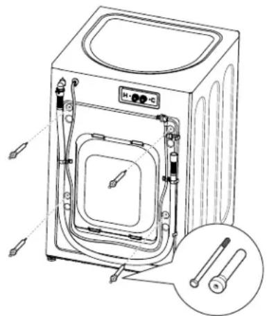 GE GFWH1200HWW - NOTA: Si va a instalar una plataforma, continúe con las instrucciones de instalación correspondientes de la misma. - 1