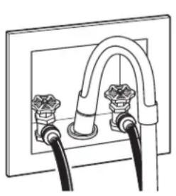 GE WCVH4800KWW - INSTALLING THE WASHER (cont.) - 1