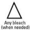 GE WCVH4800KWW - BLEACH LABELS - 1