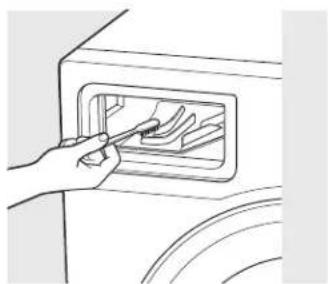 GE WCVH4800KWW - Cleaning the Door Gasket - 4