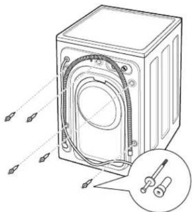 GE WCVH4800KWW - UNPACKING THE WASHER - 2