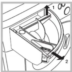 HOTPOINT WMD 863 - Nettoyage du tiroir à produits les-siviels. - 1