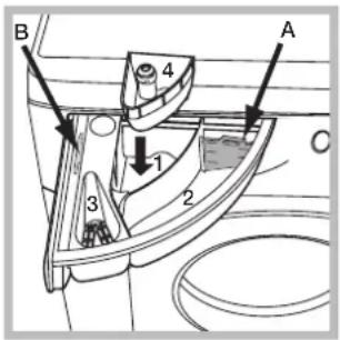 HOTPOINT WMD 863 - Detergent dispenser drawer - 1