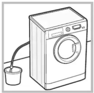 HOTPOINT WMD 863 - Handmatige opening van de deur - 1