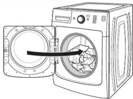 MAYTAG MHW3100DW Maxima - Load laundry into washer - 1