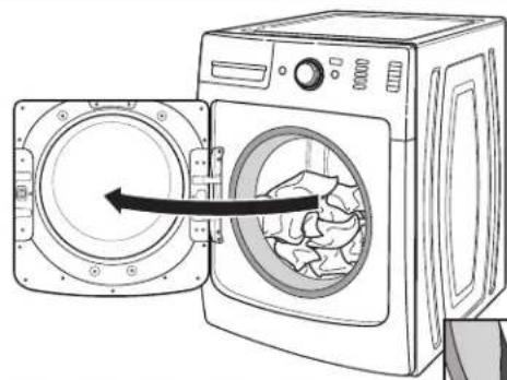 MAYTAG MHW4300DW Maxima - Remove garments promptly after cycle is finished - 1