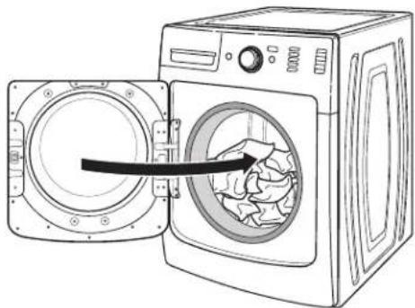 MAYTAG MHW4300DW Maxima - Load laundry into washer - 1