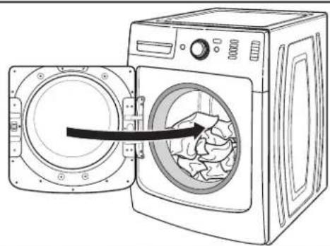 MAYTAG MHW8100DC Maxima - Load laundry into washer - 1