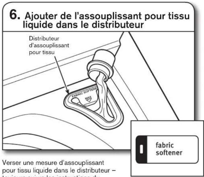 MAYTAG MVWB880BW Bravos XL - Ajouter des produits de lessive - 5