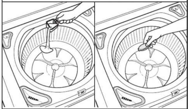 MAYTAG MVWB880BW Bravos XL - Ajouter des produits de lessive - 1