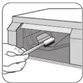 ZANUSSI ZWNB 7140 AL - De uitsparing van de lade schoonmaken - 1