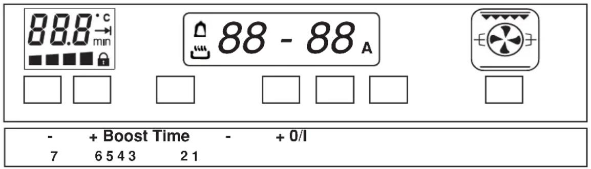 BOMPANI BO243EAE - INTERFACCIA UTENTE CON TASTI TOUCH E DISPLAY - 1