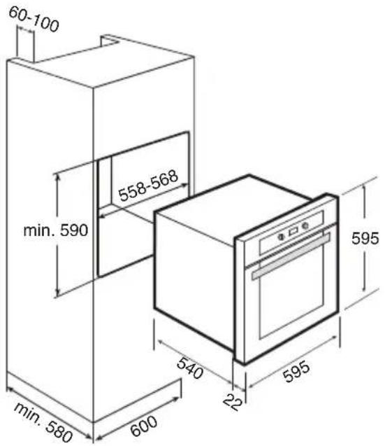 ETNA A3425FTRVS - Assembling the interior glass - 2