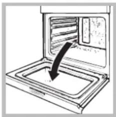 INDESIT FIMS531J K.A IX - De ovendeur reinigen - 1