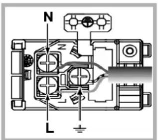 INDESIT FIMS531J K.A IX - Anschluss des Netzkabels - 2