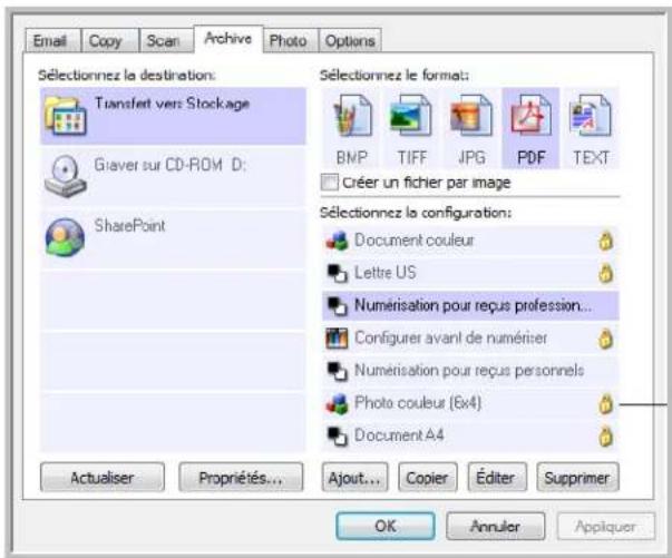 XEROX Documate 7600 - Pour définiter plusieurs dossiers pour le transfert vers stockage : - 5