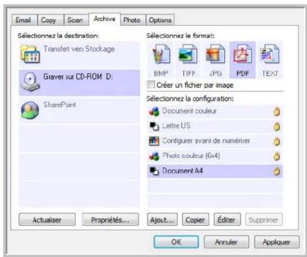 XEROX Documate 7600 - Pour numériser et graver sur CD : - 1
