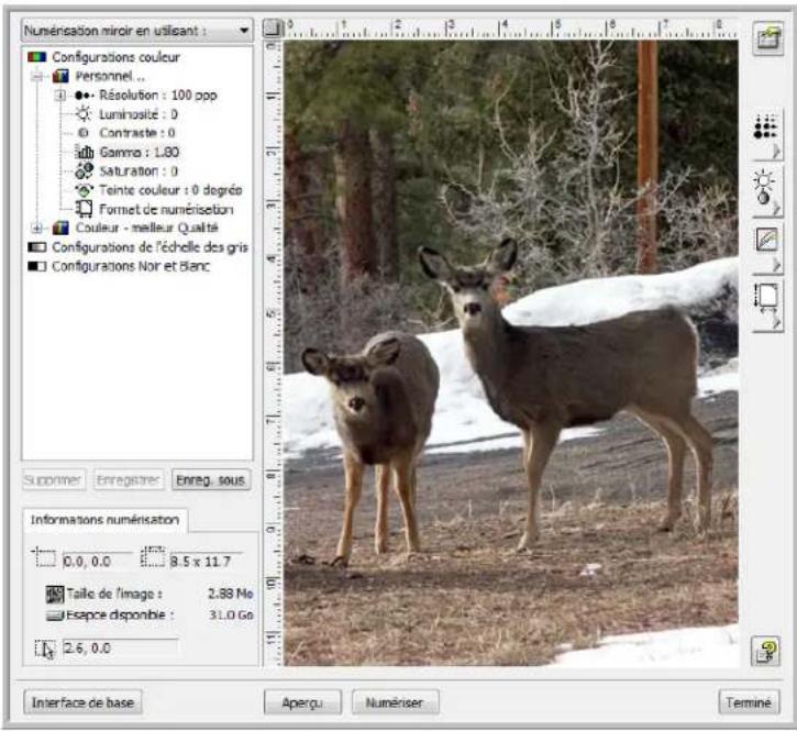 XEROX Documate 7600 - Pour régler un paramètre : - 1