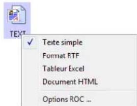 XEROX Documate 7600 - Pour selectionner les parametes OCR (ROC) : - 1