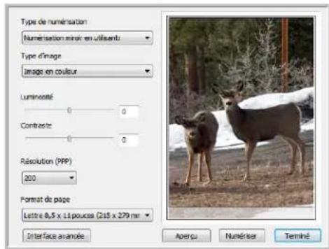 XEROX Documate 7600 - Pour numériser en utilisant l'option Configurer avant de numériser - 1