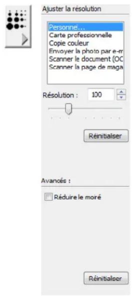 XEROX Documate 7600 - Réglage de la résolution - 1