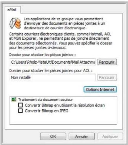 XEROX Documate 7600 - Propriétés de messagerie électronique - 1