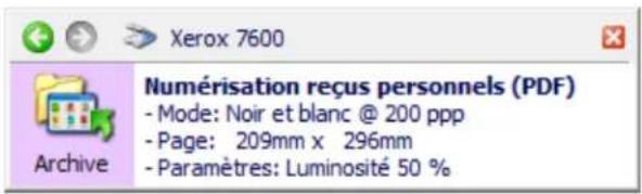 XEROX Documate 7600 - Pour numériser vers plusieurs dossiers de stockage : - 2