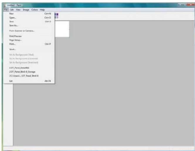 XEROX Documate 7600 - Pour numériser en utilisant WIA à partir de Microsoft Paint : - 1