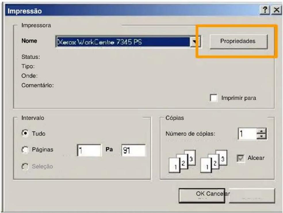 XEROX WorkCentre 7346V AZ - Abra o Driver de Impressão - 1