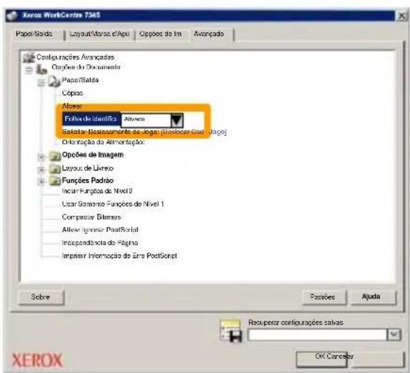 XEROX WorkCentre 7346V AZ - Folhas de Identificacao - 2