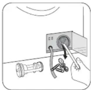 ZANUSSI ZWH6145 - Nettoyage de la zone de vidange - 3